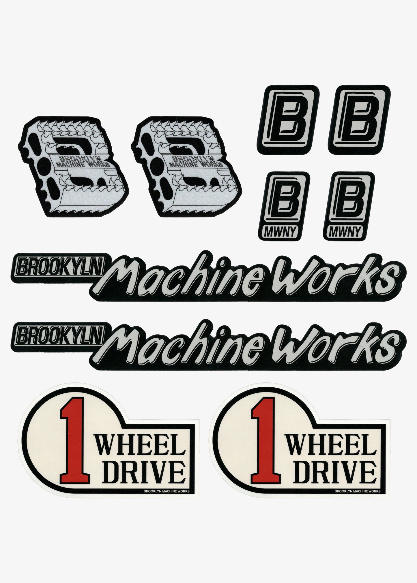 FJ40 FRAME STICKER PACK BLACK